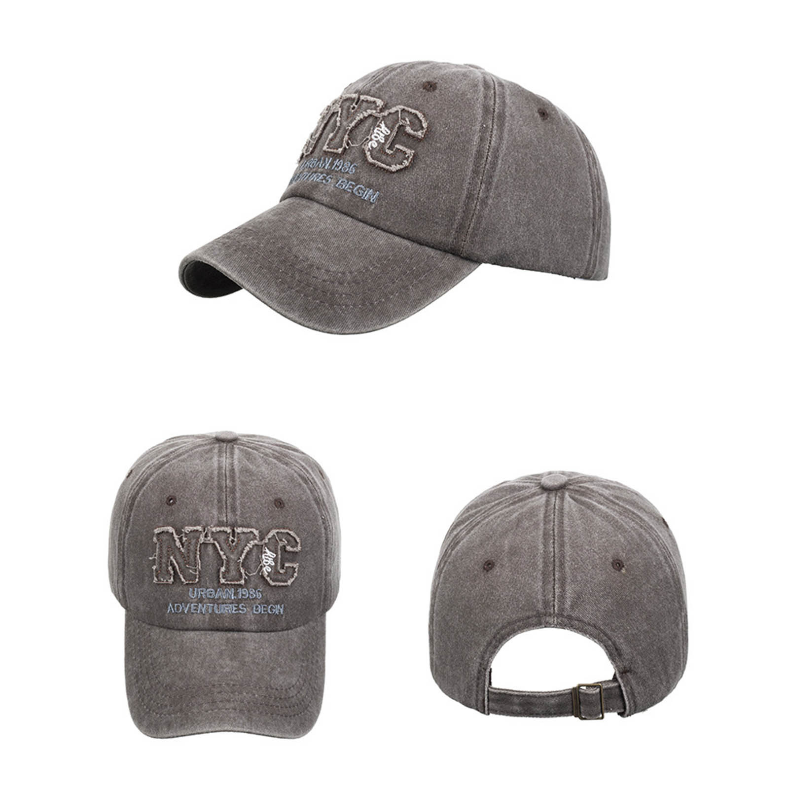 thumbnail image 4 of Gorra de béisbol bordada para hombre - Ajuste clásico - Ajustable - Gorra para pareja - Poliéster, 4 of 4